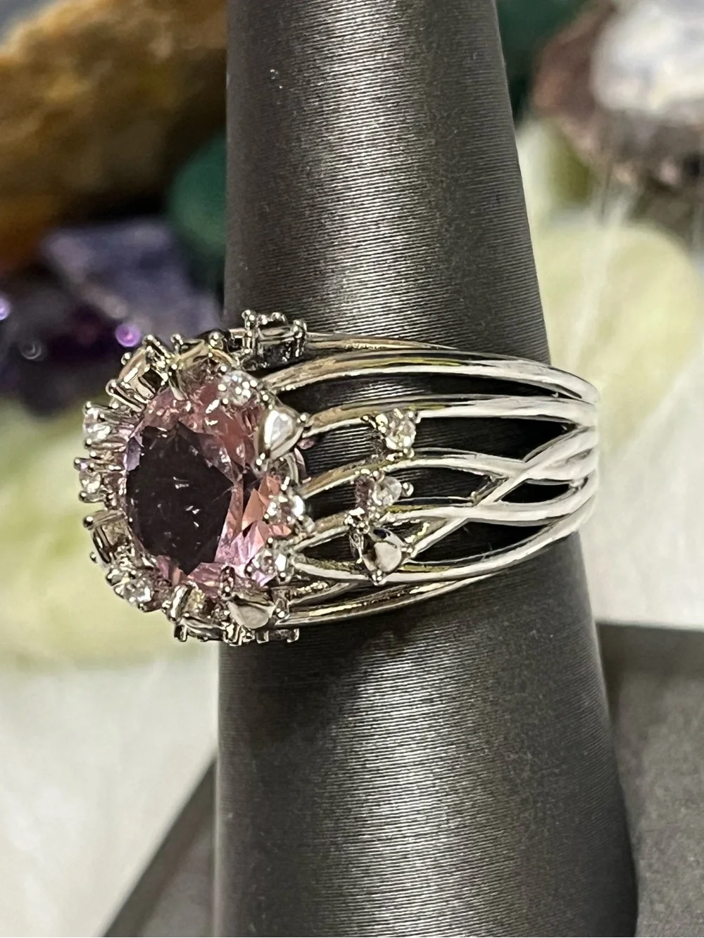 Pink Cocktail Ring